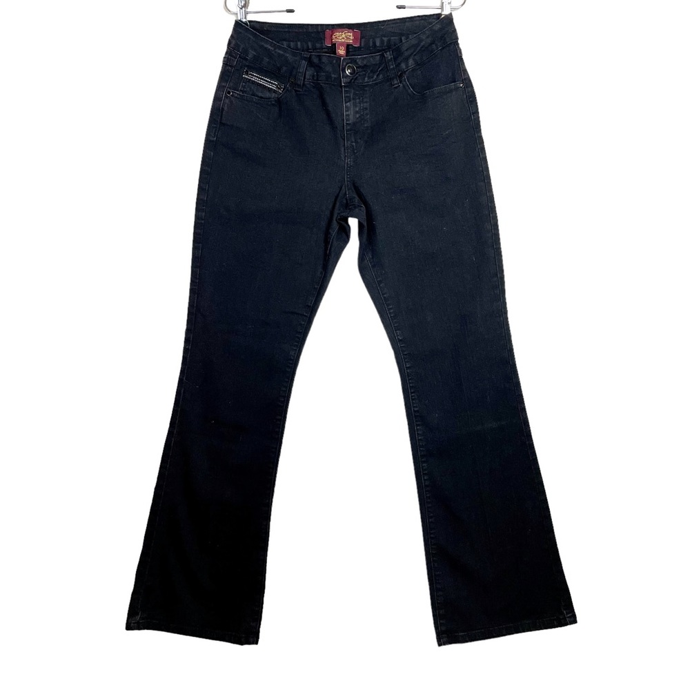 One5One Embellished Bootcut Denim Jeans Black 10